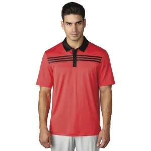 ADIDAS 3-STRIPES TEXTURED GOLF POLO