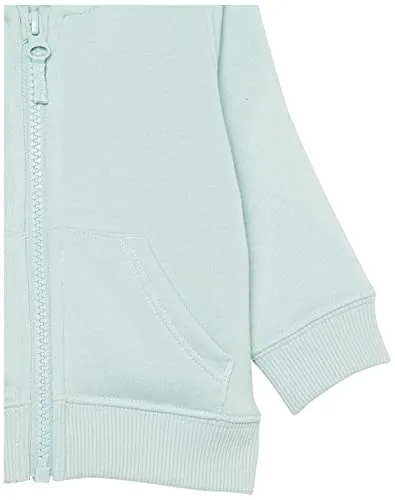 Amazon Essentials Unisex Babies' French Terry Zip-Up Hoodie (Previously Amazon Aware), Peach, Newborn