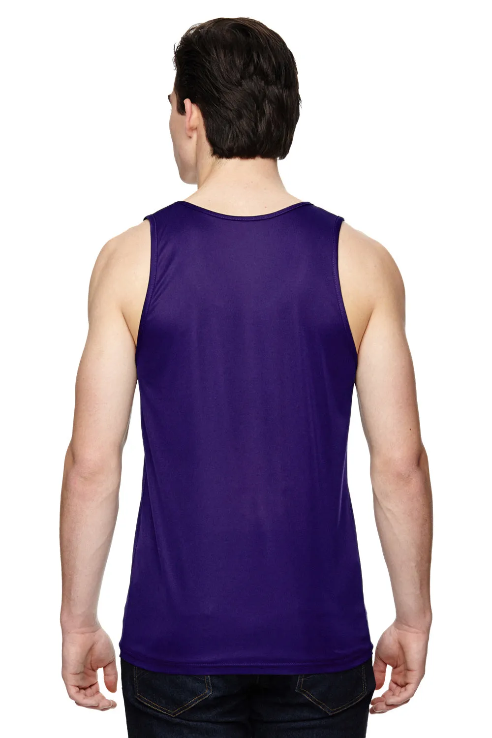 Augusta Sportswear Mens Training Moisture Wicking Tank Top - Purple