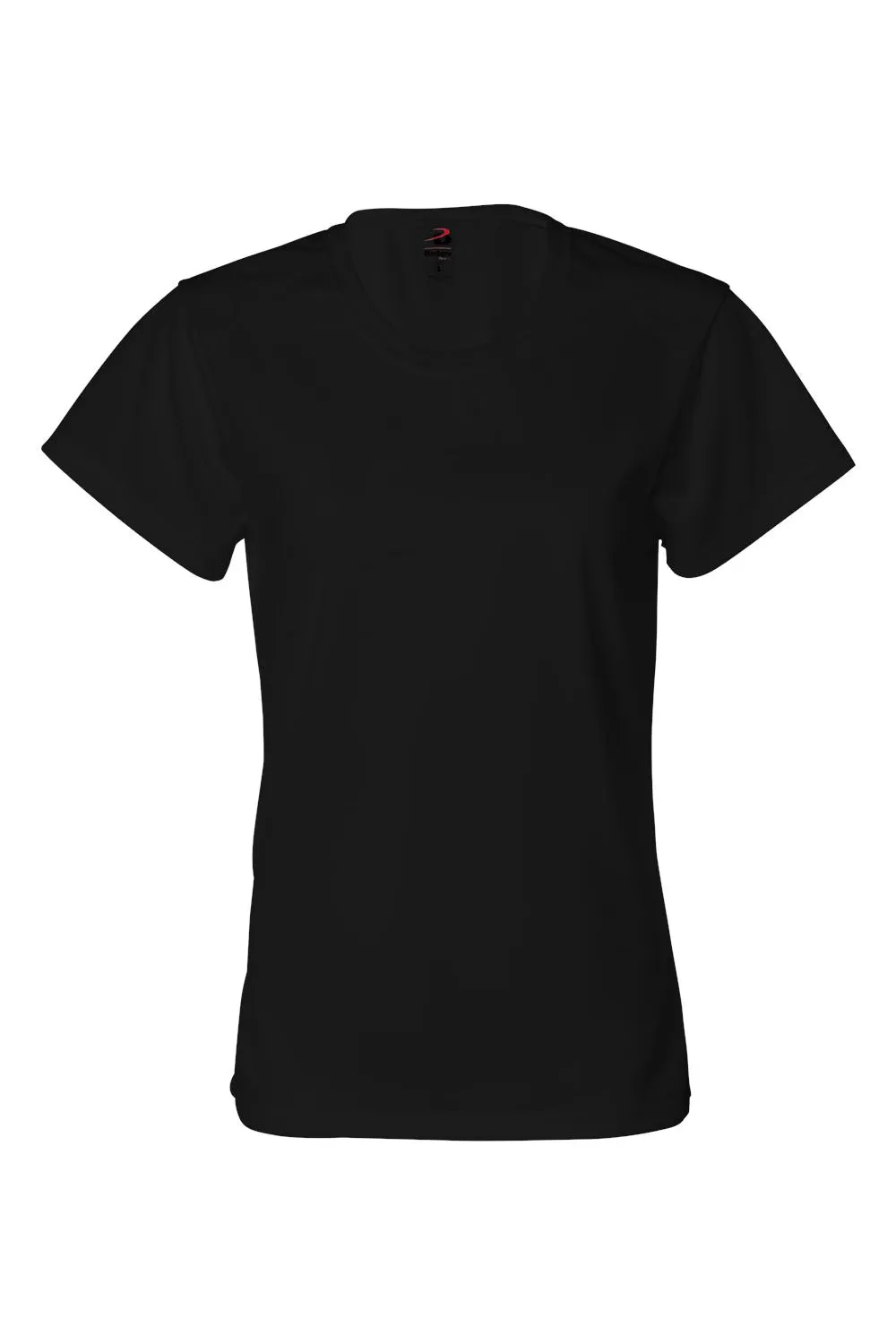 Badger Womens B-Core Moisture Wicking Short Sleeve Crewneck T-Shirt - Black