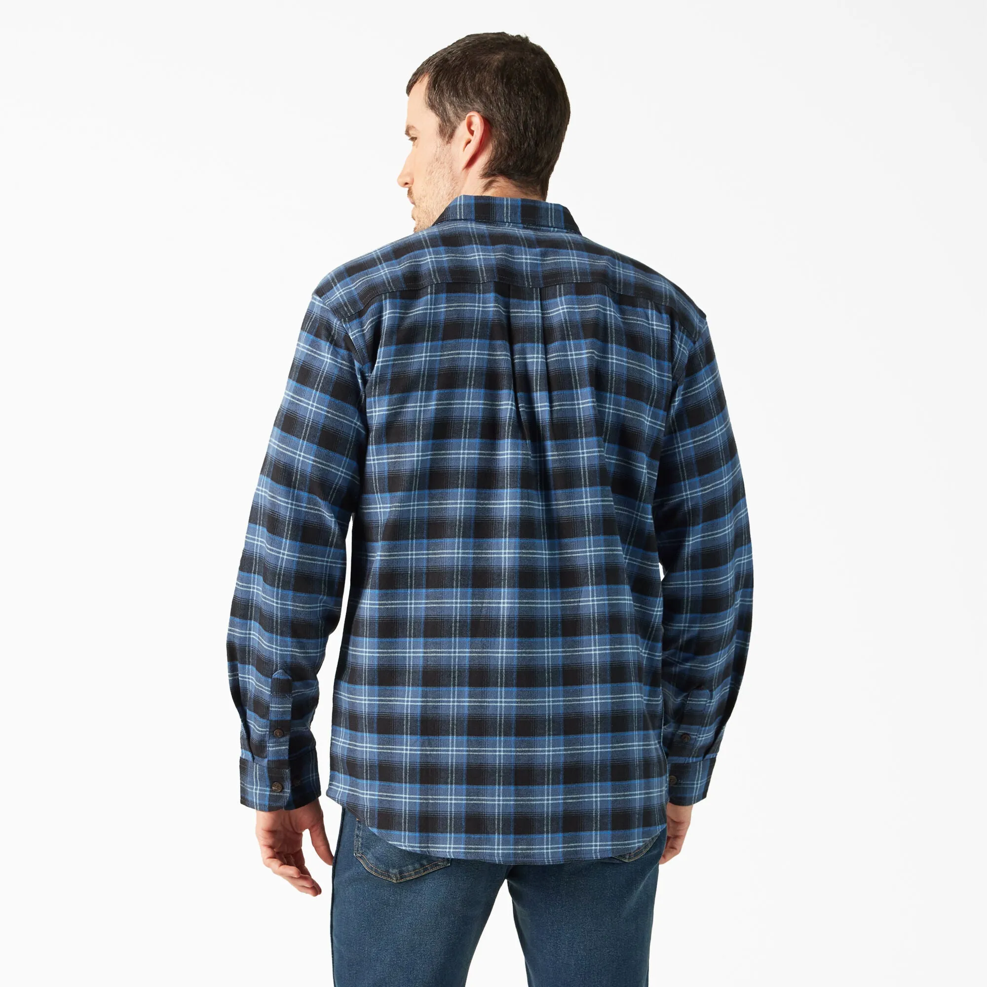 Dickies Men's Flex Long Sleeve Flannel Shirt