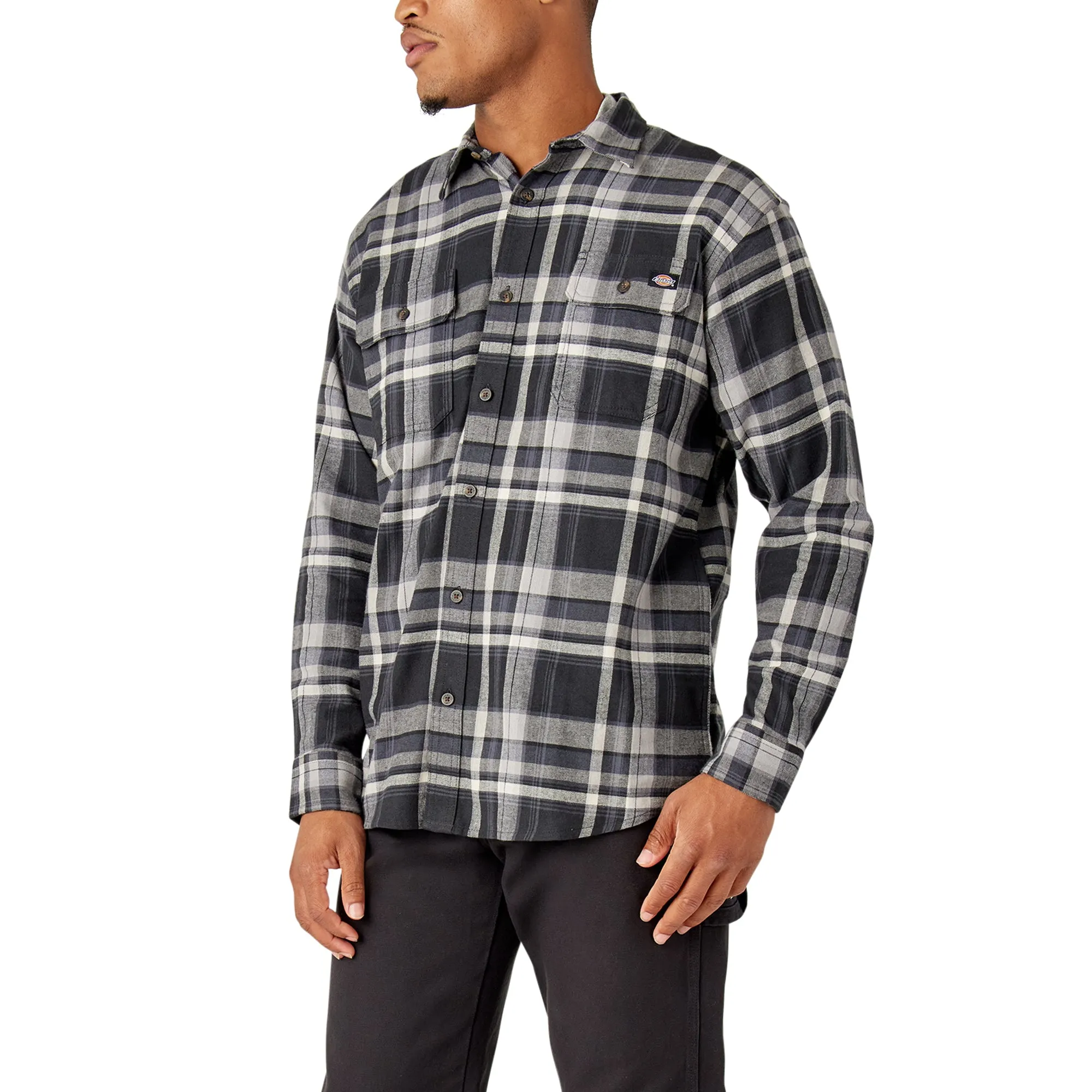 Dickies Men's Flex Long Sleeve Flannel Shirt