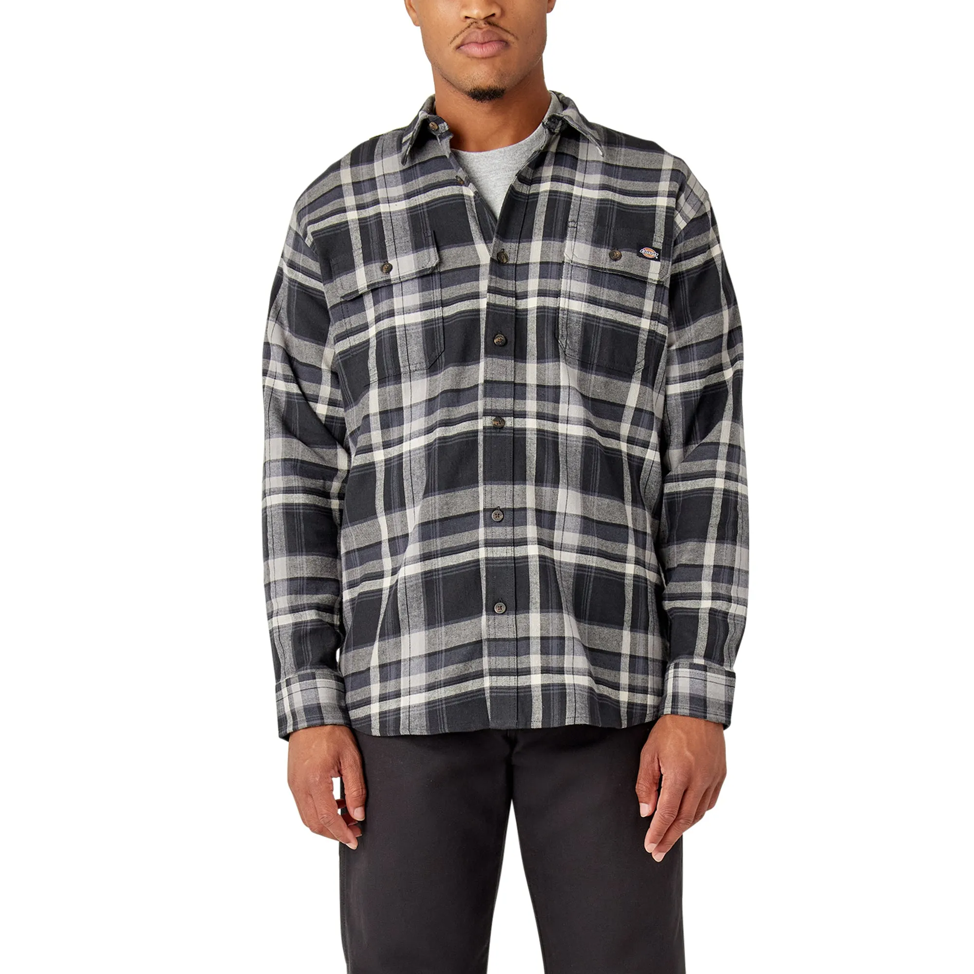 Dickies Men's Flex Long Sleeve Flannel Shirt