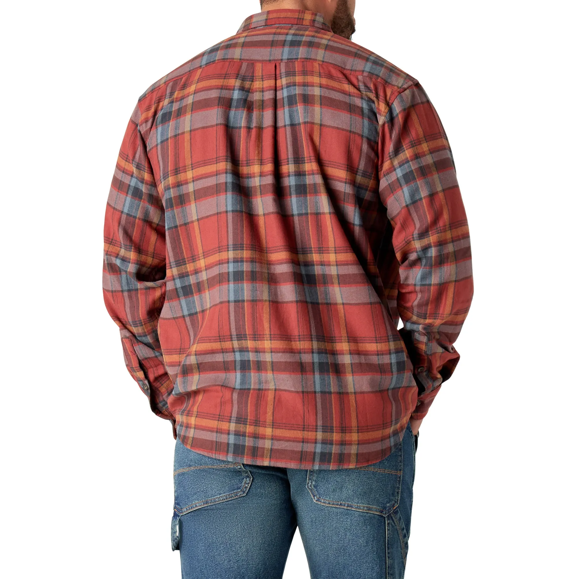 Dickies Men's Flex Long Sleeve Flannel Shirt