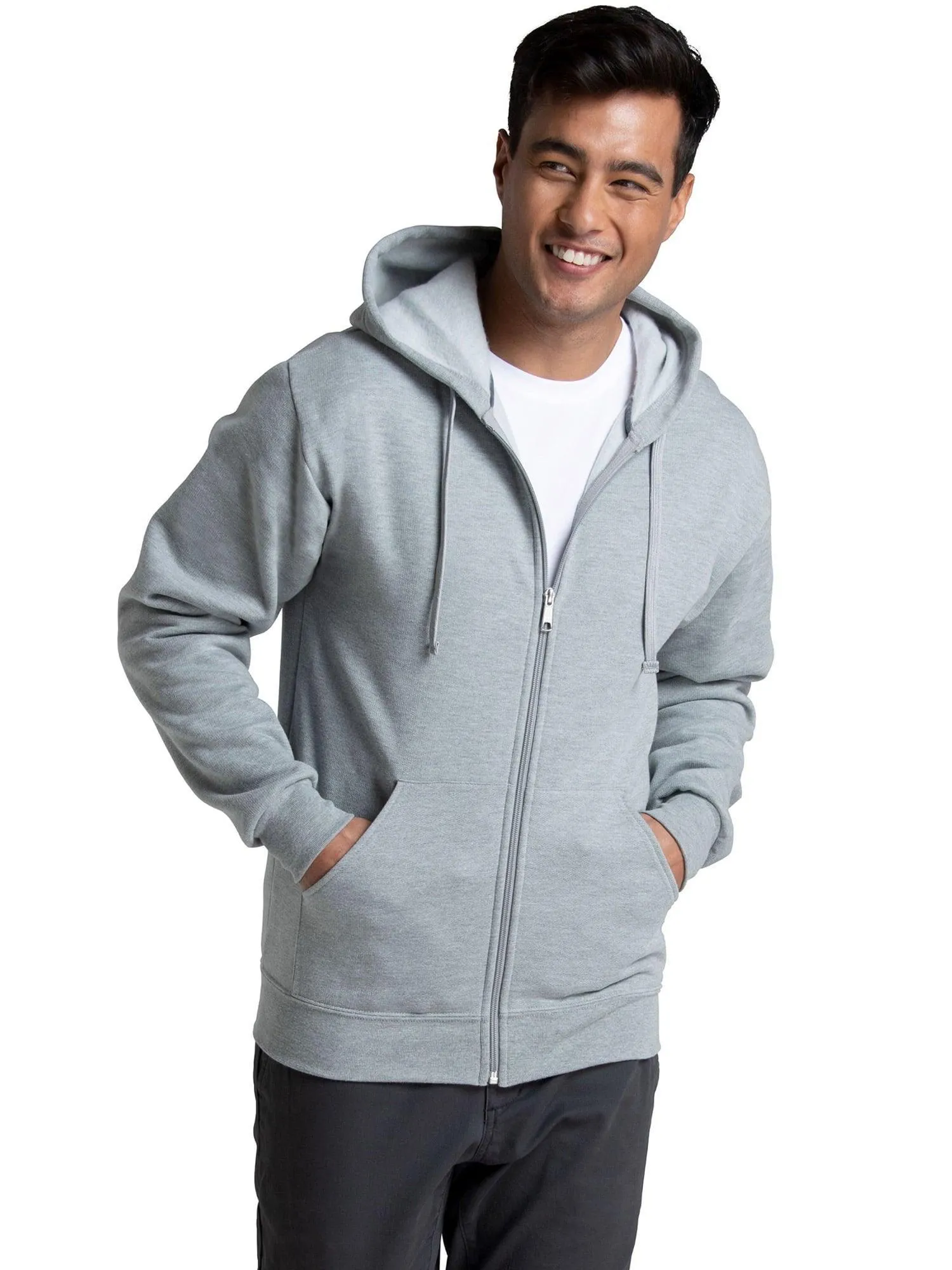 Fruit of the Loom Men's EverSoft Fleece Full Zip Hoodie Jacket