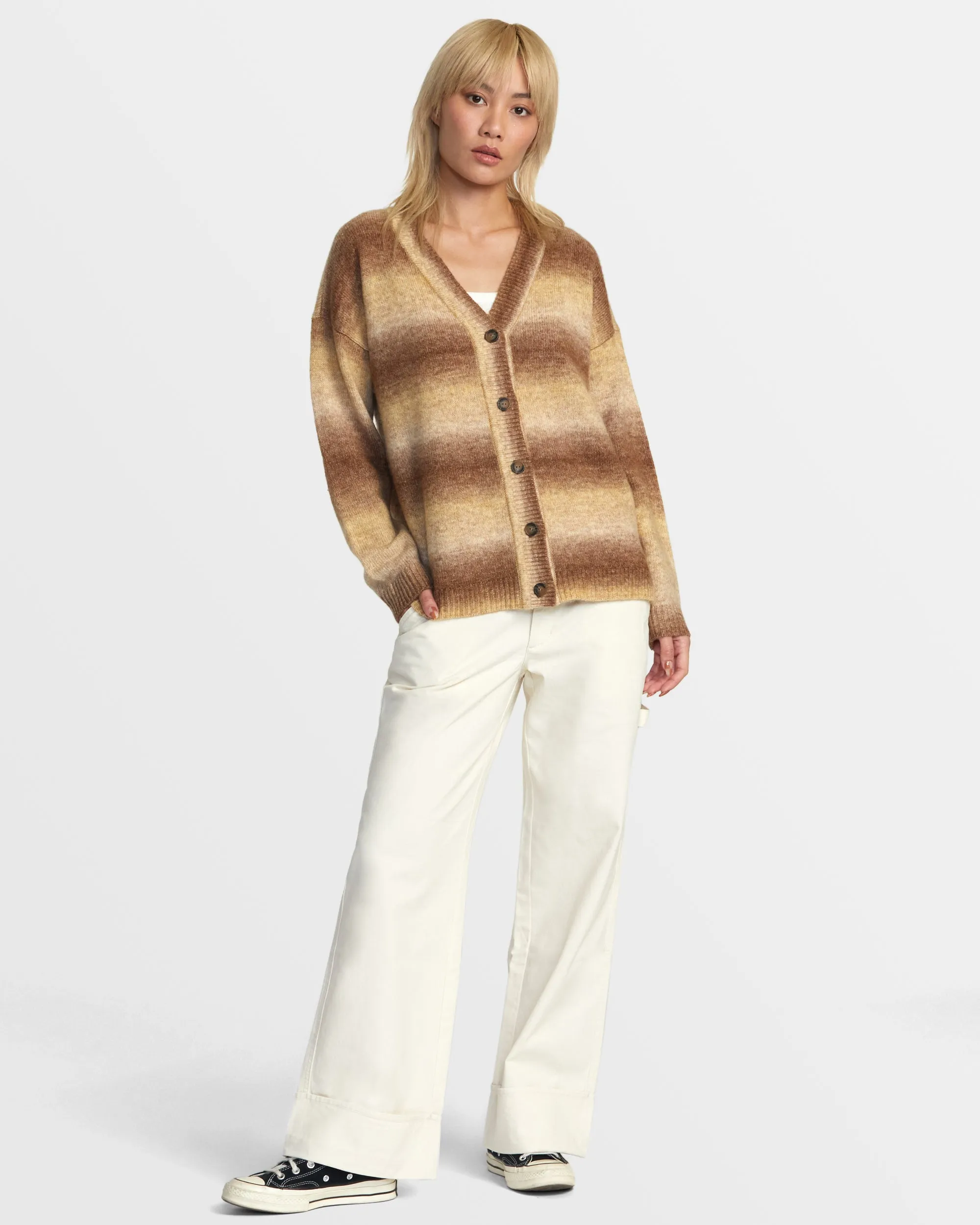 Here We Are Cardigan Sweater - Ermine