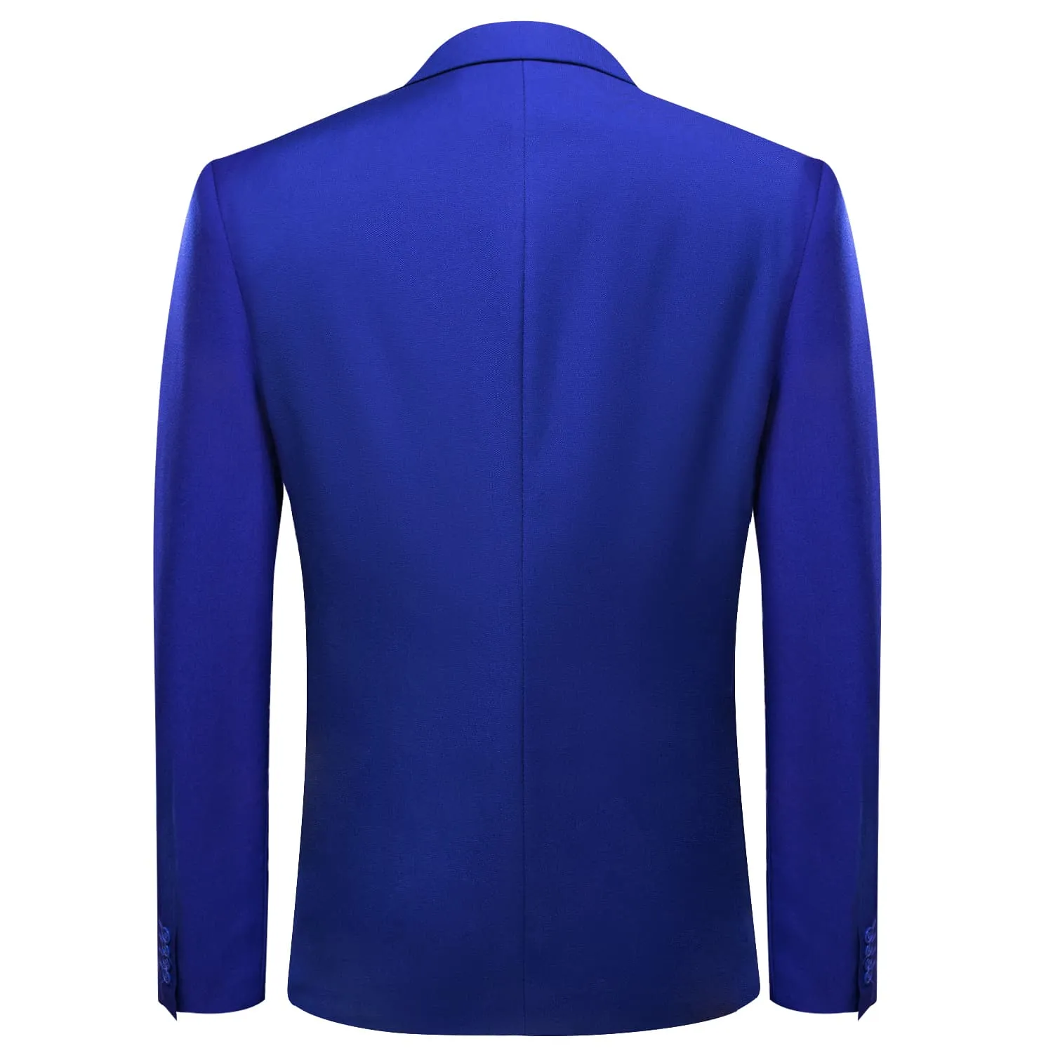 Hi-Tie Blazer Royal Blue Men's Wedding Business Solid Top Men Suit