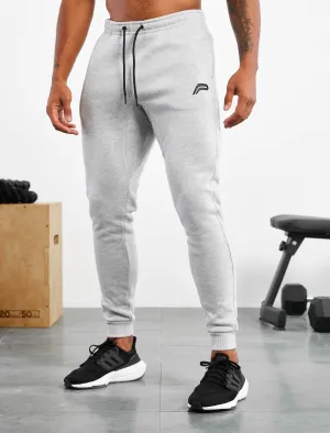 Icon Tapered Joggers - Heather Grey