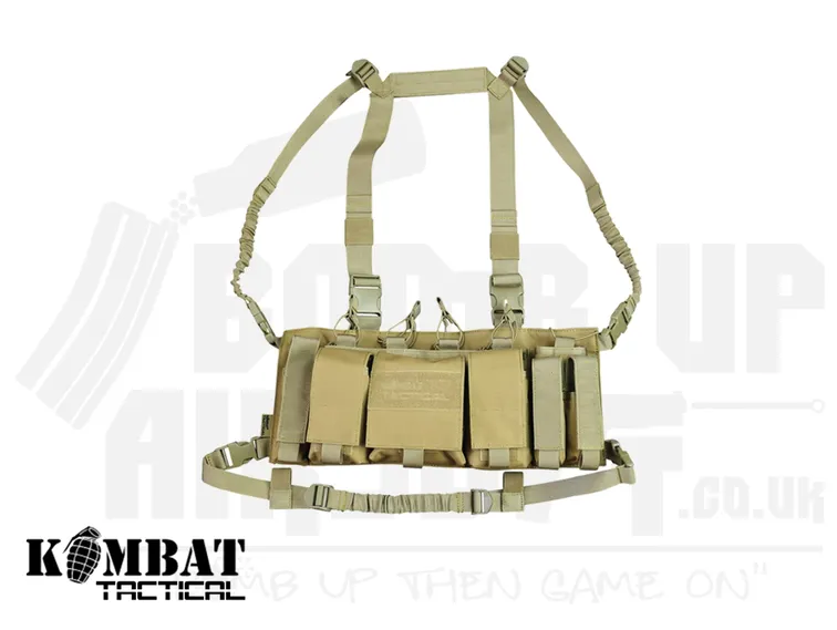 Kombat UK Trojan Chest Rig - Coyote