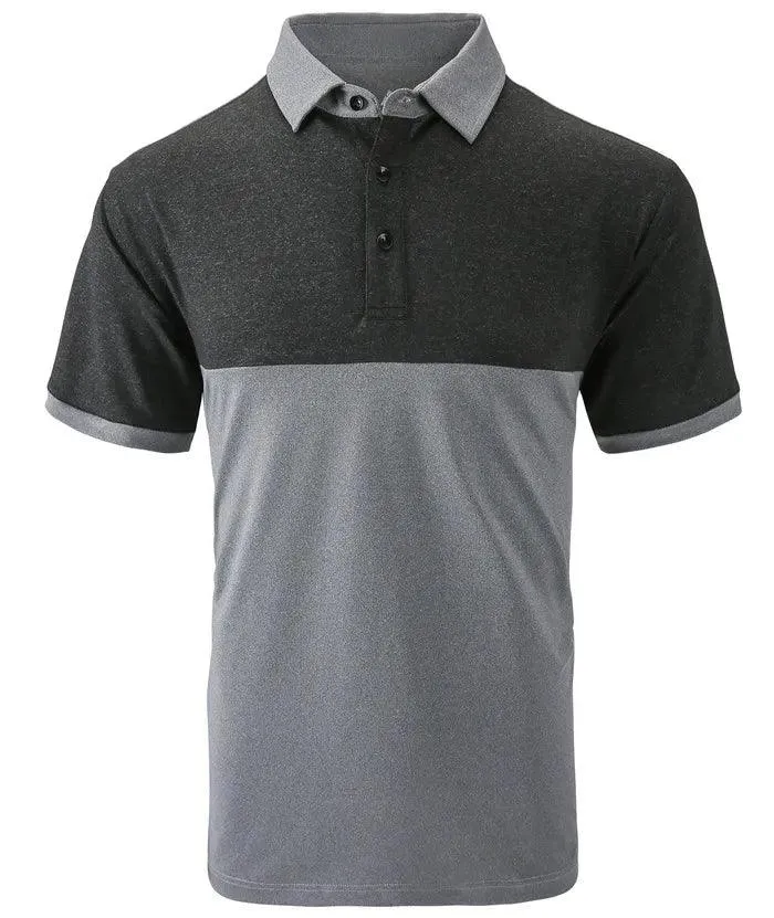 Men's Moisture Wicking Dry Fit Golf Polo Shirt-ZPK008242