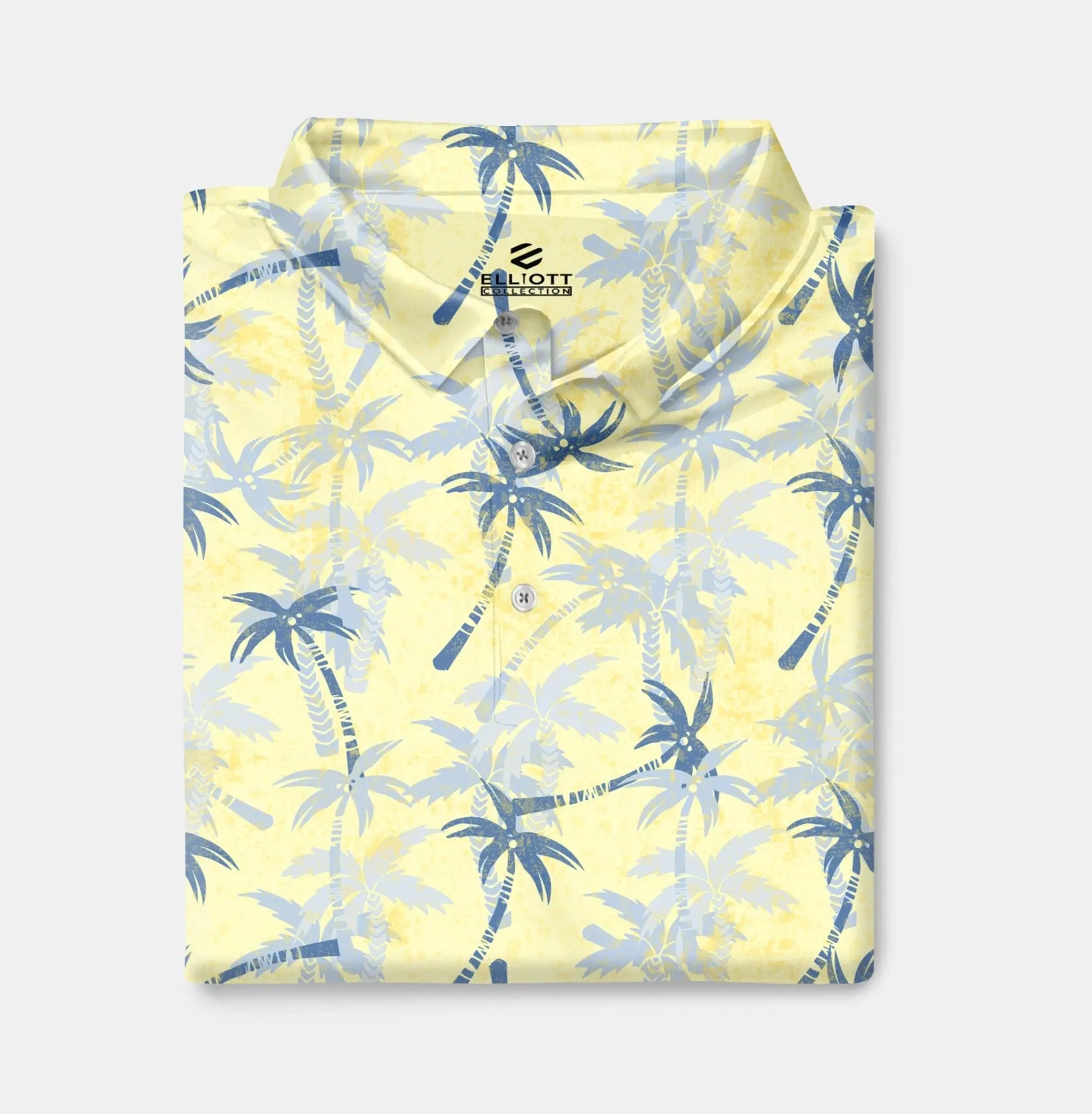 Palmetto - Canary Yellow Men's Golf Shirt Polo