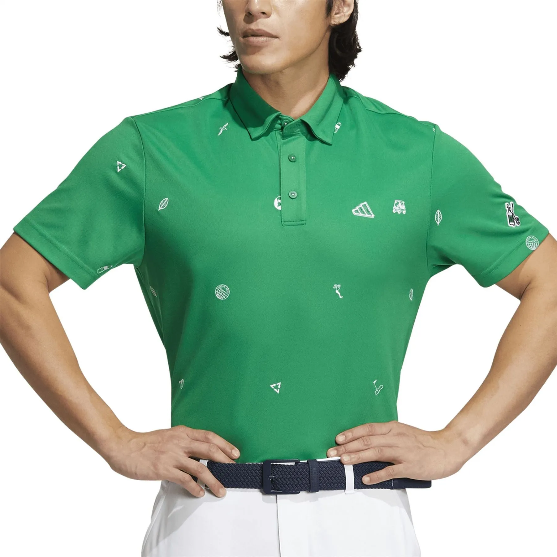 Play Green Monogram Polo Green - SS23