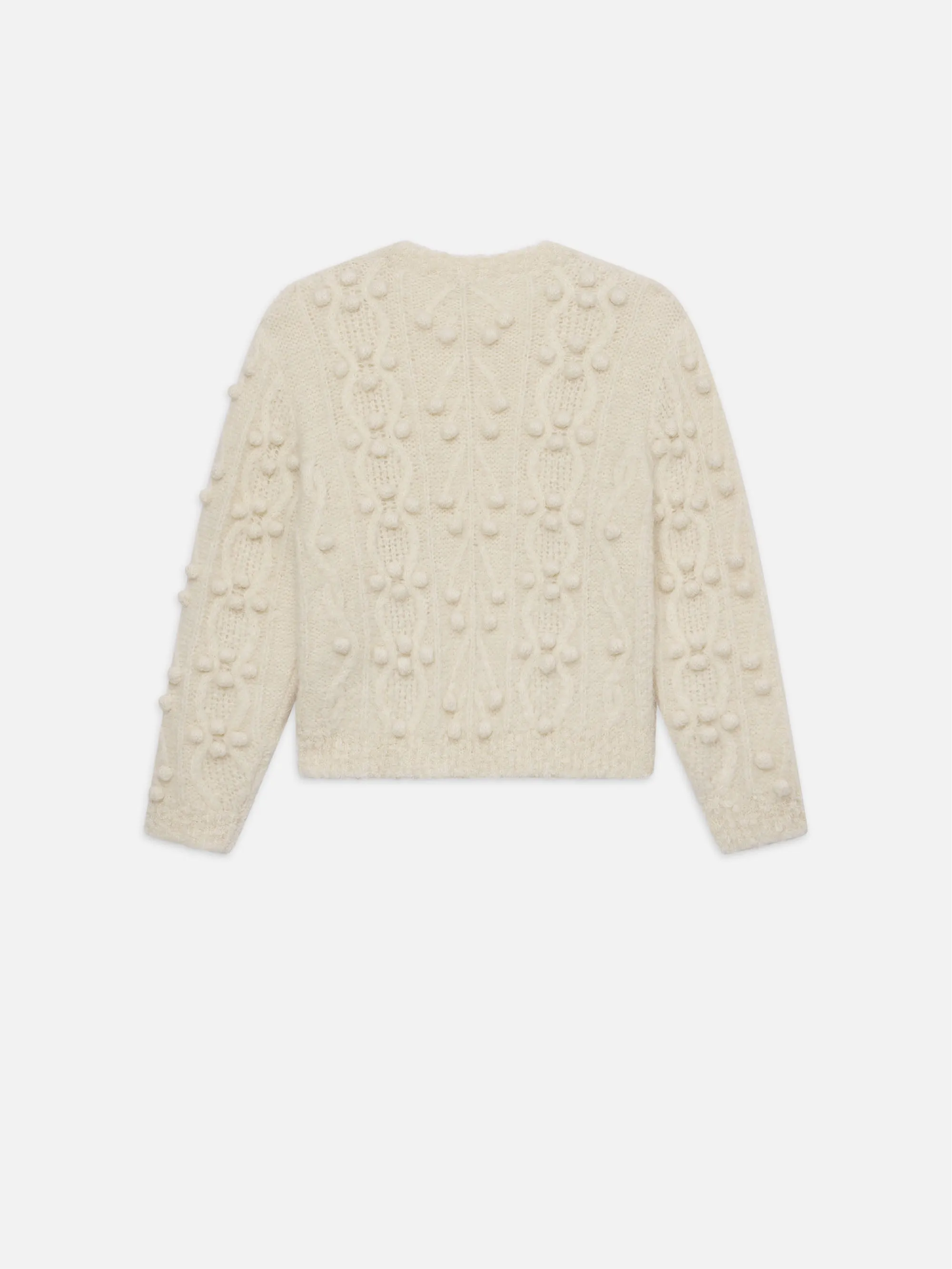 Popcorn Pullover -- Cream