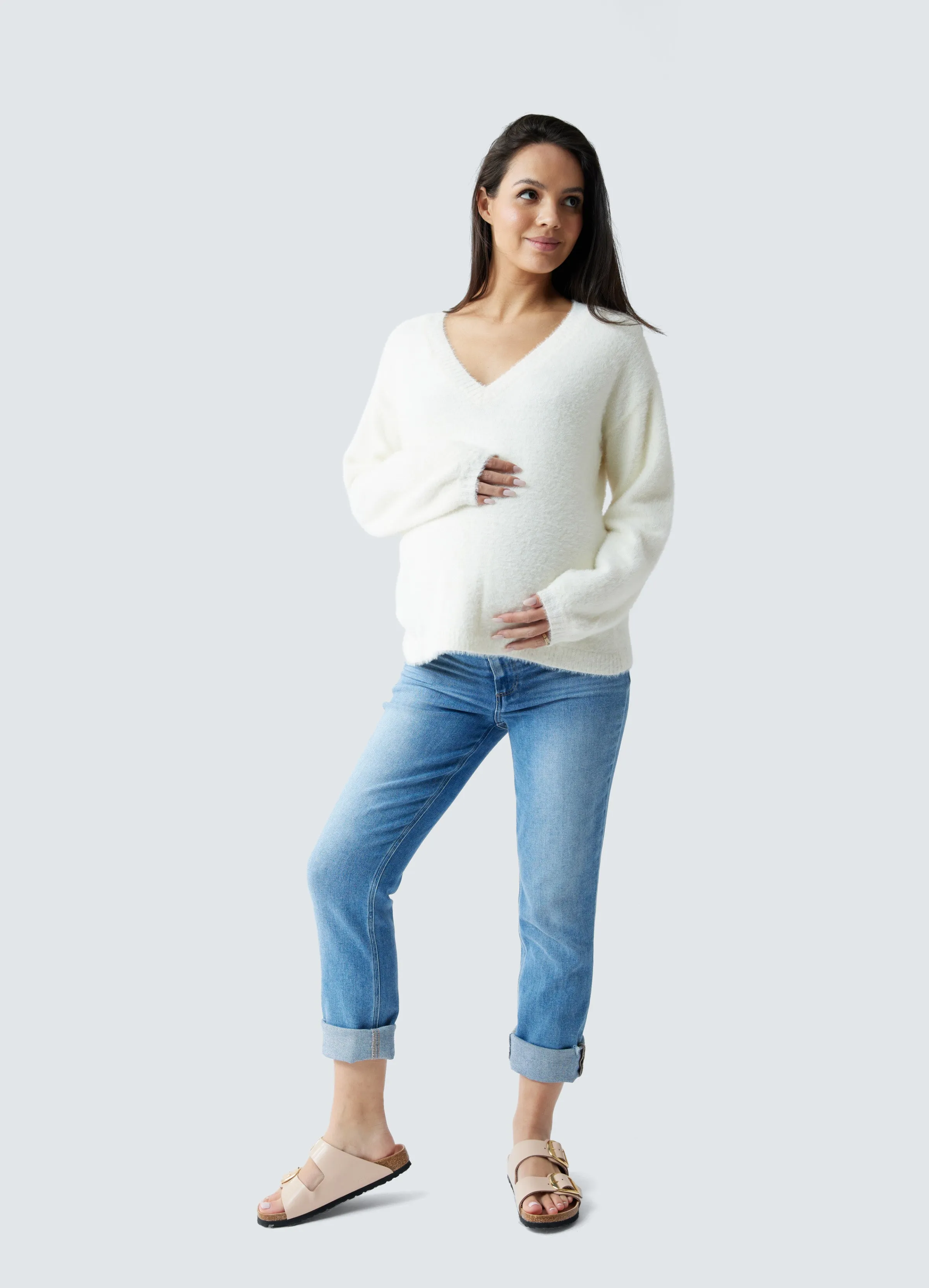 The Fluffy Maternity   Postpartum Sweater