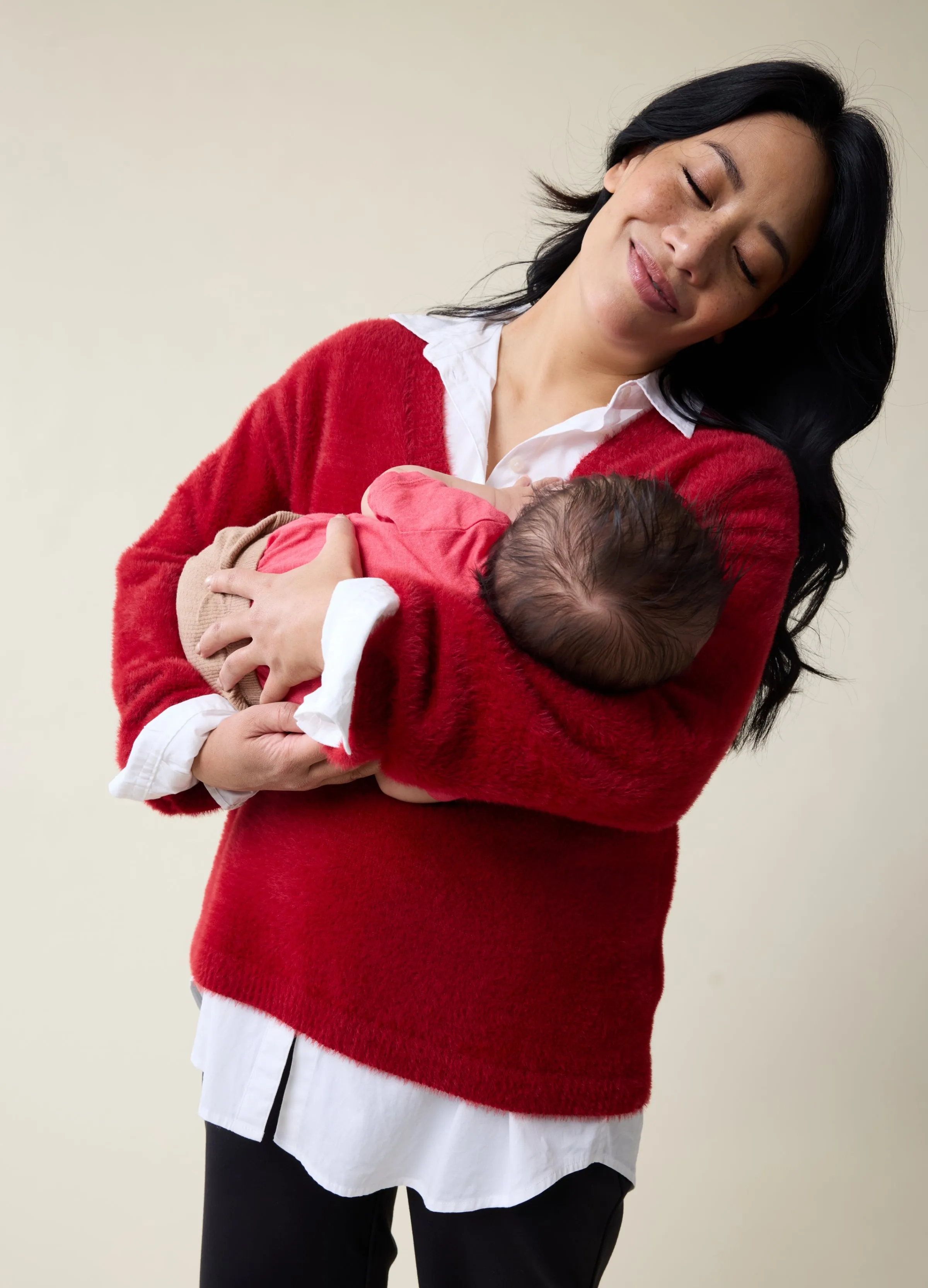 The Fluffy Maternity   Postpartum Sweater