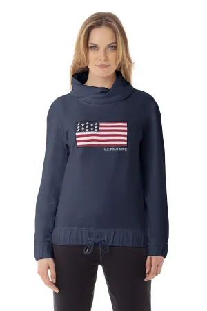 US POLO WOMENS USA FLAG HOODIE